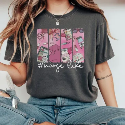 Registered Nurse T-Shirt Nurse Life T-Shirt National Nurses Week Nursing Aesthetic T-Shirt International Nurses Day Nurse