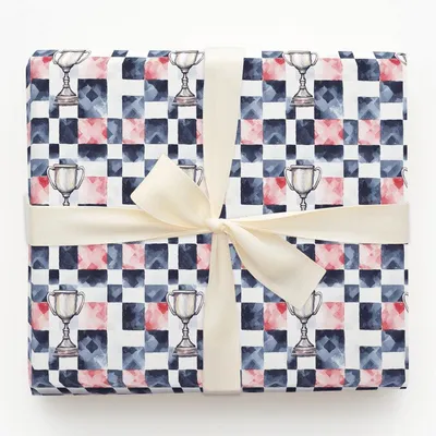 Winners Cup - Gift Wrap for Christmas, Holidays Wrapping Paper, Christmas Wrapping Paper
