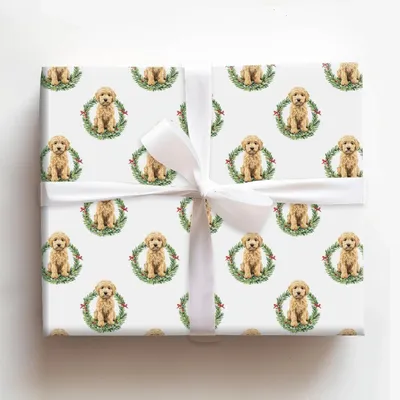 Golden Sleigh Days - Gift Wrap for Christmas, Holidays Wrapping Paper, Christmas Wrapping Paper