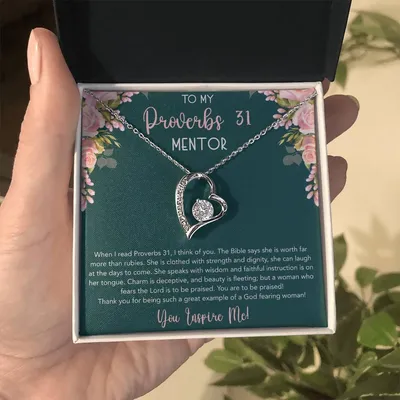 Proverbs 31 Mentor Forever Love Necklace