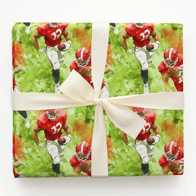 Scarlett and Game - Gift Wrap for Christmas, Holidays Wrapping Paper, Christmas Wrapping Paper