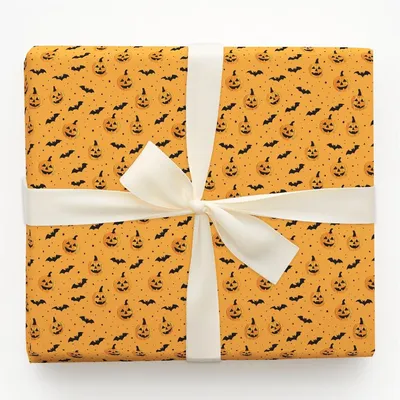 Happy Haunt - Gift Wrap for Christmas, Holidays Wrapping Paper, Christmas Wrapping Paper