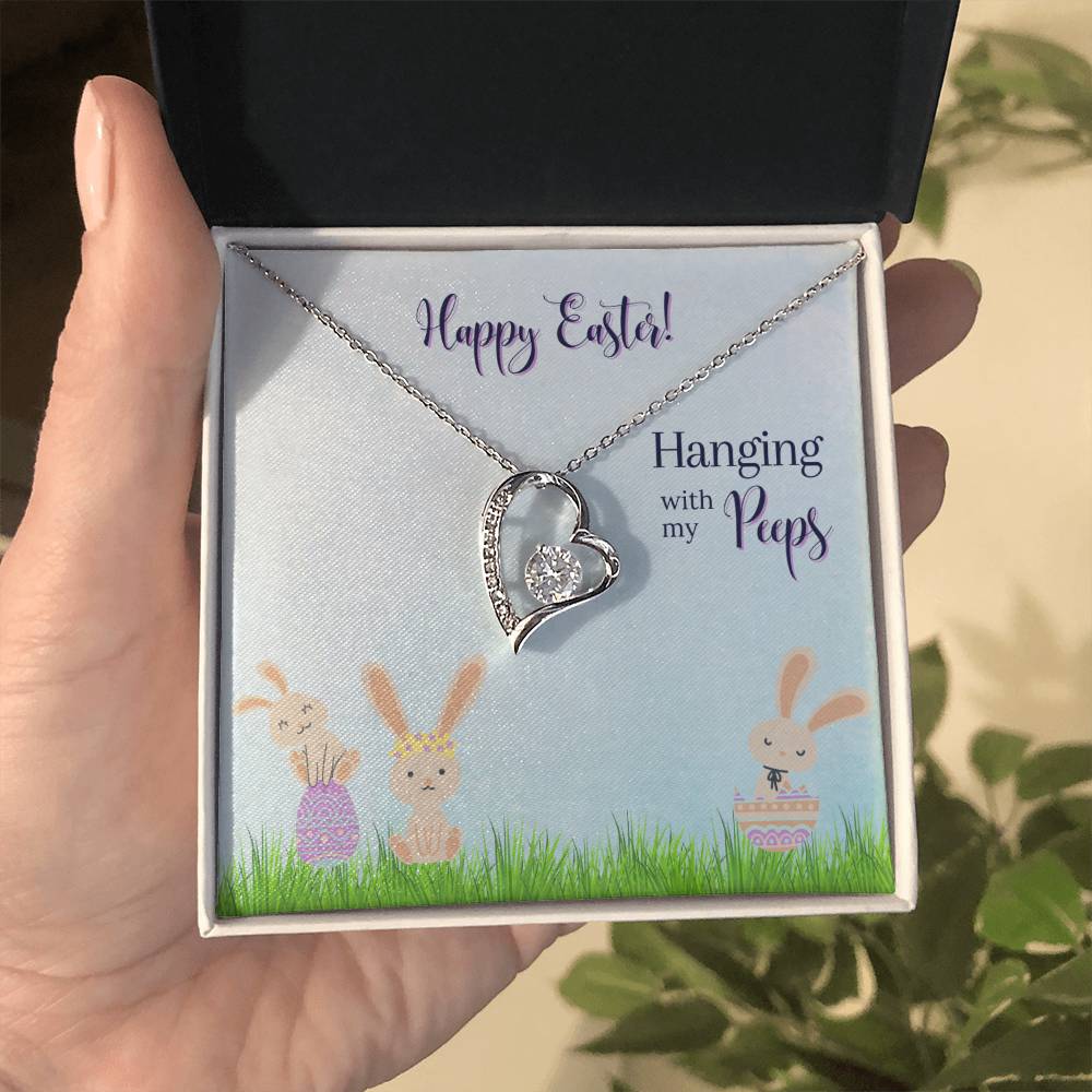 Happy Easter - Hanging with my pepps - Necklace - Forever Love Necklace