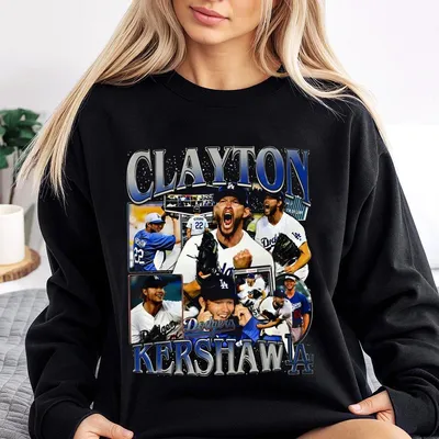 Made In Usa Clayton Kershaw Baseball Sweatshirt Gameday Sweatshirt Sports Sweatshirt Gift For Dad Husband Boyfriend Fan Cotton Top