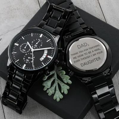 Father's Day Limited Edition - Sale Ending Soon 1 Engraving Chronograph Watch