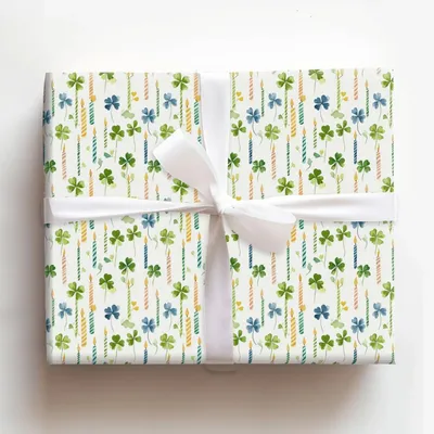 Luckiest Day - Gift Wrap for Christmas, Holidays Wrapping Paper, Christmas Wrapping Paper