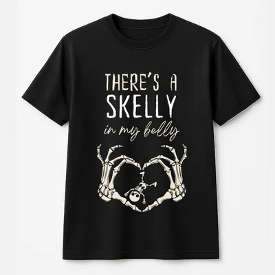 Halloween Pregnancy T-Shirt, October Pregnancy Announcement, Spooky Mama T-Shirt, Funny Pregnancy T-Shirt, Pregnant T-Shirt