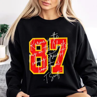 Is The Guy On The Sweatshirt Taylors Boy Football Sweatshirt Kc Funny Football Fan Sweatshirt