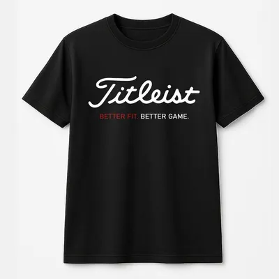 Titleist Golf T-Shirt,Best Script For Men Women,Golf T-Shirt,Better Fit Better Game,Casual