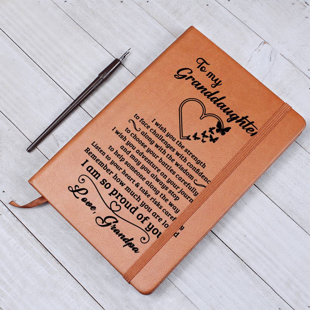 To My Granddaughter From Grandpa - Graphic Journal