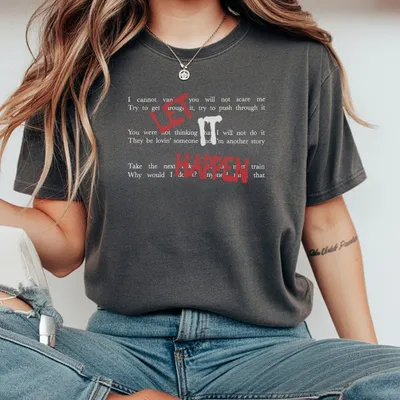 Summer T-Shirt Let It Happen Oversize T-Shirt