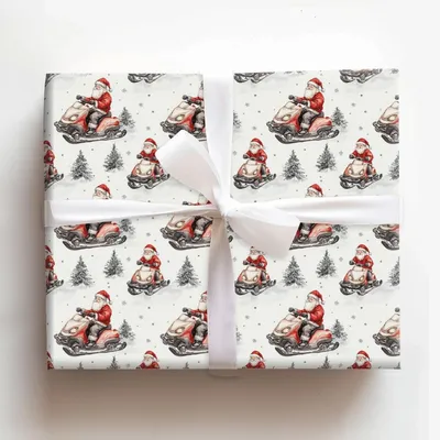 Santa Did You Know - Gift Wrap for Christmas, Holidays Wrapping Paper, Christmas Wrapping Paper