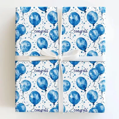 Blown Away by You - Gift Wrap for Christmas, Holidays Wrapping Paper, Christmas Wrapping Paper