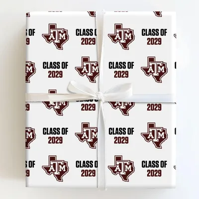 Class of 2029 A&M - Gift Wrap for Christmas, Holidays Wrapping Paper, Christmas Wrapping Paper