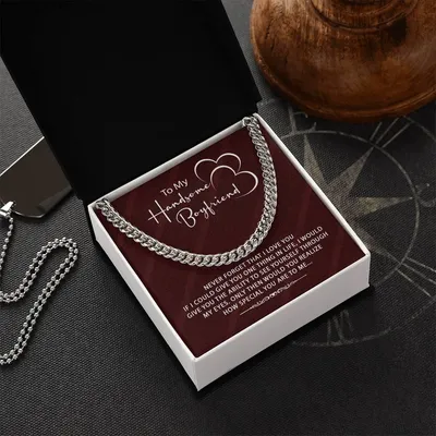 Stylish Gift For Boyfriend ♥ Cuban Link Chain Necklace
