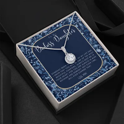 To My Badass Daughter Necklace -badass Daughter Necklace - Badass Daughter Gift - Daughter Gift From Mom - Daughter Necklace From Mom - Daughter Gift - To My Daughter Necklace From Mom - To My Daughter Necklace From Mom