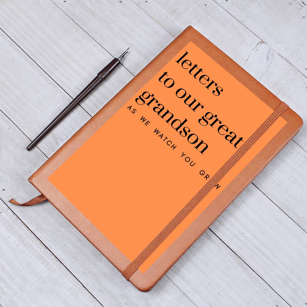 Letters To My Great-Granddaughter or Great-Grandson - Lined Journal with Personalized Cover - Graphic Journal
