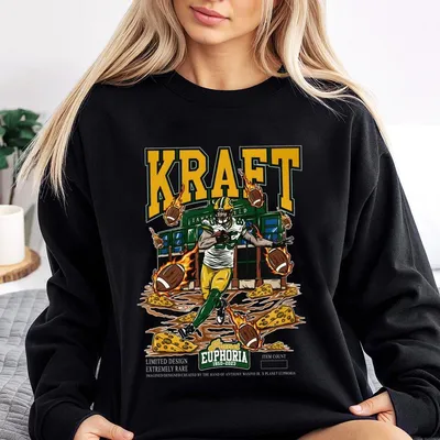 Tucker Kraft Euphoria Retro Sweatshirt Sweatshirt Sweatshirt Vintage Green Bay Packers Graphic Fan Unisex Apparel