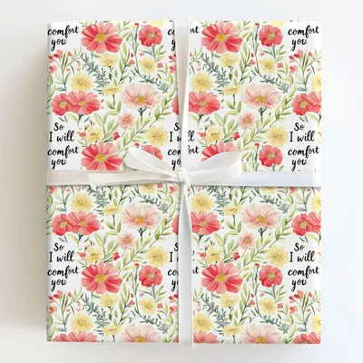Isaiah 66 - Gift Wrap for Christmas, Holidays Wrapping Paper, Christmas Wrapping Paper