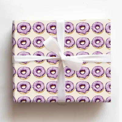 Donuts in the Parade - Gift Wrap for Christmas, Holidays Wrapping Paper, Christmas Wrapping Paper