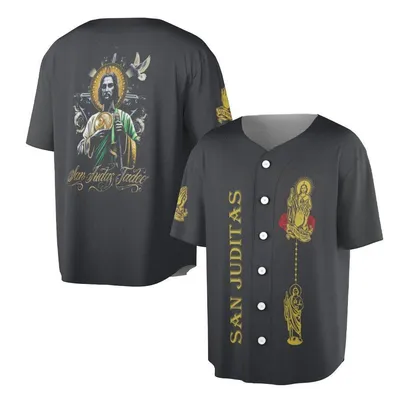 San Judas Tadeo Baseball Jersey Baseball Jersey, Saint Jude Thaddeus Catholic Patron Saint Merch