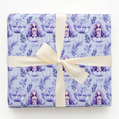 Magical Mermaid - Gift Wrap for Christmas, Holidays Wrapping Paper, Christmas Wrapping Paper