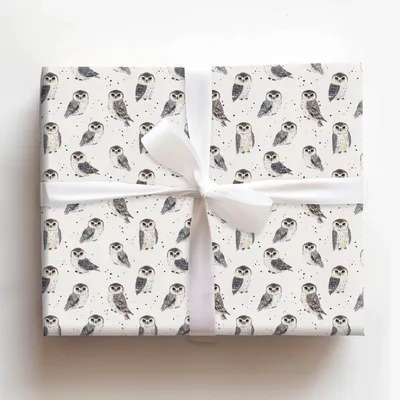 Stopping by Woods - Gift Wrap for Christmas, Holidays Wrapping Paper, Christmas Wrapping Paper