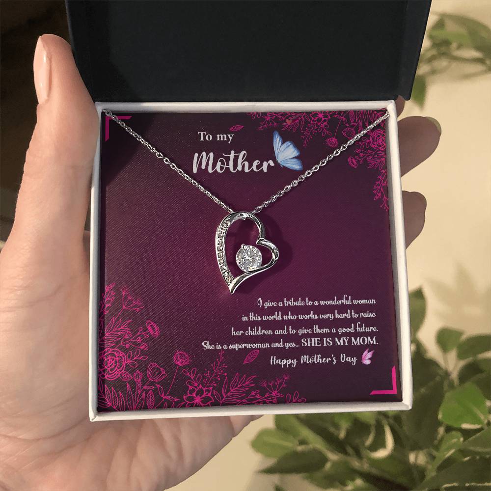 To my mom - Mother’s Day Gift - Forever Love Necklace