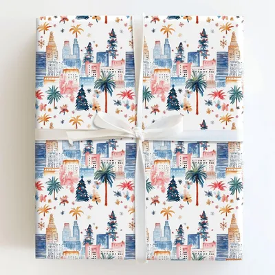 Hollywood Holiday - Gift Wrap for Christmas, Holidays Wrapping Paper, Christmas Wrapping Paper