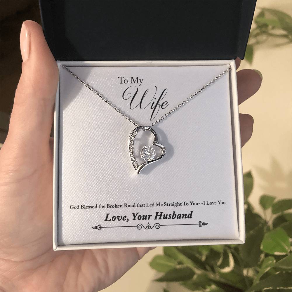 To my wife - Gift For Her - Forever Love Necklace