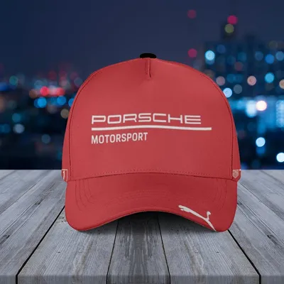 Baseball Cap Solid Red Racing Motorsport Fan Sport Structured Hat Baseball Cap