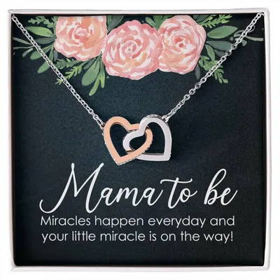 New Mom - Miracle Interlocking Hearts Necklace