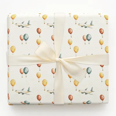 Soaring Into Celebrations - Gift Wrap for Christmas, Holidays Wrapping Paper, Christmas Wrapping Paper
