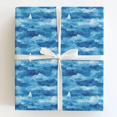 Sharky and I Know It - Gift Wrap for Christmas, Holidays Wrapping Paper, Christmas Wrapping Paper