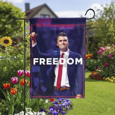 Garden Flag, Freedom Slogan Banner, Patriotic Political Statement, Conservative Republican Display, Durable Yard Decoration Vertical Garden Flag