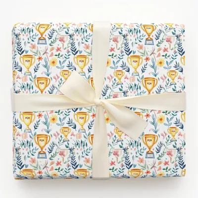 Number One Mom - Gift Wrap for Christmas, Holidays Wrapping Paper, Christmas Wrapping Paper