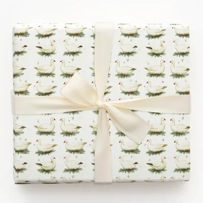 Sixth Day of Christmas - Gift Wrap for Christmas, Holidays Wrapping Paper, Christmas Wrapping Paper