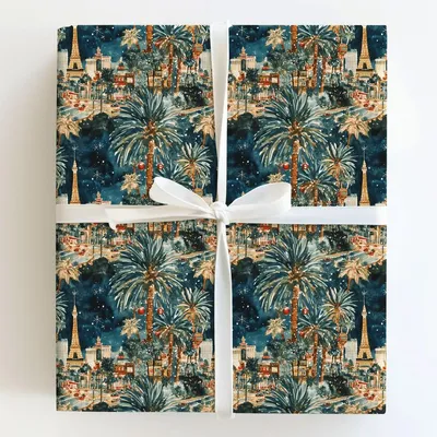 Desert Decked Out - Gift Wrap for Christmas, Holidays Wrapping Paper, Christmas Wrapping Paper