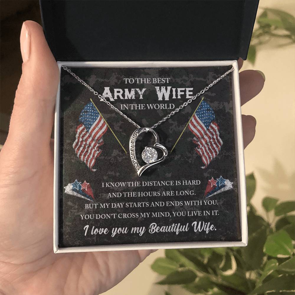 Military Wife Gift - My Day Starts And Ends With You