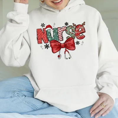 Christmas Nurse Hoodie, Christmas Nursing Hoodie, Nurse Life Christmas Hoodie, School Nurse For Men, For Women