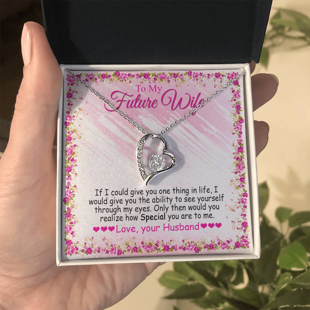Perfect Gift for Future Wife - Gift From Husband - Forever Love Necklace