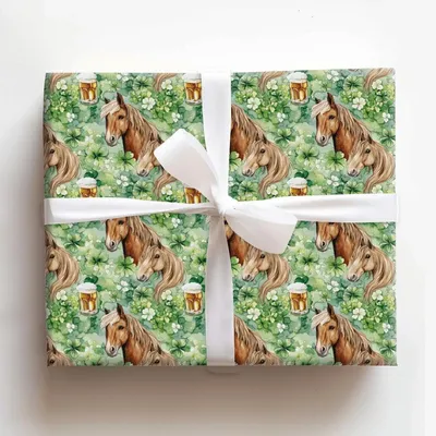 Brews with the Icelandic - Gift Wrap for Christmas, Holidays Wrapping Paper, Christmas Wrapping Paper