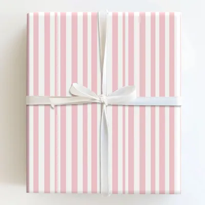 Stripe Me Pretty - Gift Wrap for Christmas, Holidays Wrapping Paper, Christmas Wrapping Paper