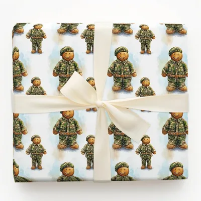Ranger David - Gift Wrap for Christmas, Holidays Wrapping Paper, Christmas Wrapping Paper