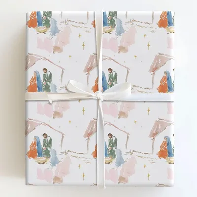 Silent Wonder - Gift Wrap for Christmas, Holidays Wrapping Paper, Christmas Wrapping Paper