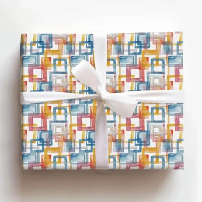 Tile-stack - Gift Wrap for Christmas, Holidays Wrapping Paper, Christmas Wrapping Paper