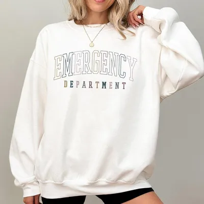 Emergency Department Sweatshirt Nurse Sweatshirt Nurse Life Sweatshirt Nursing School Sweatshirt Nurse Week Nurse Sweatshirt Nurse Gift