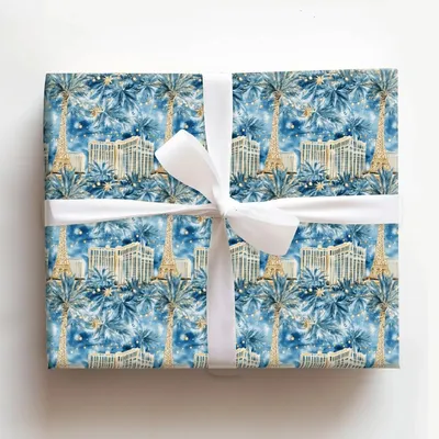 Sleigh Bell Slots - Gift Wrap for Christmas, Holidays Wrapping Paper, Christmas Wrapping Paper