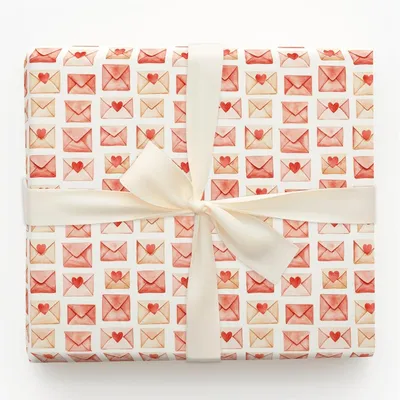 Long Distance - Gift Wrap for Christmas, Holidays Wrapping Paper, Christmas Wrapping Paper