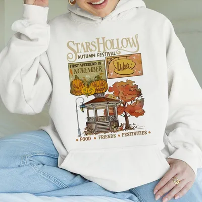 Stars Hollow Hoodie Fall Vintage Graphic Hoodie Unisex Hoodie For Men Women Gilmore Girls Inspired Apparel Perfect Gift For